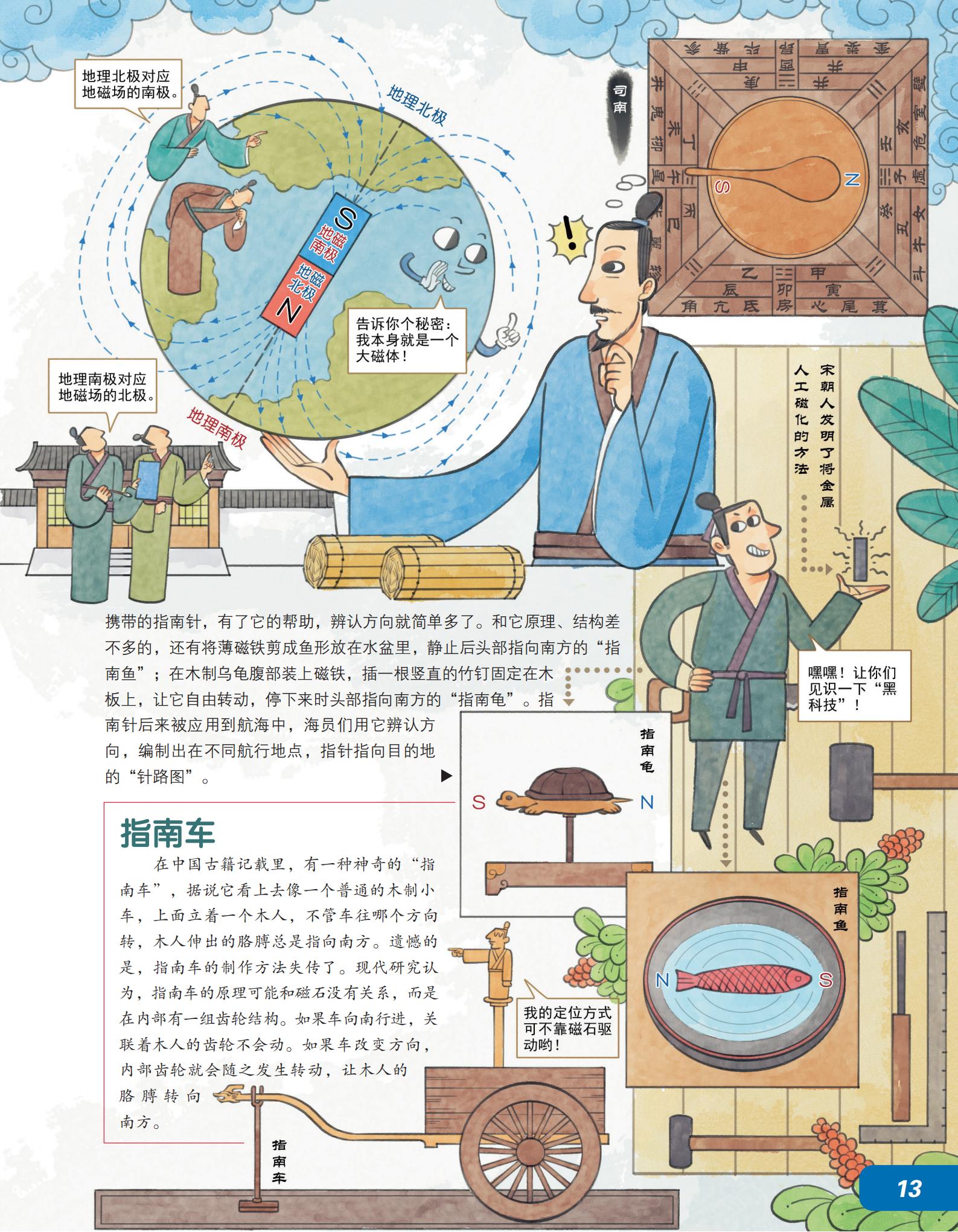 指南车,指南龟,辨认方向