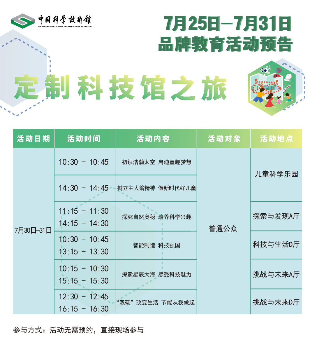 7月25日-31日品牌教育活动预告,品牌教育,活动预告
