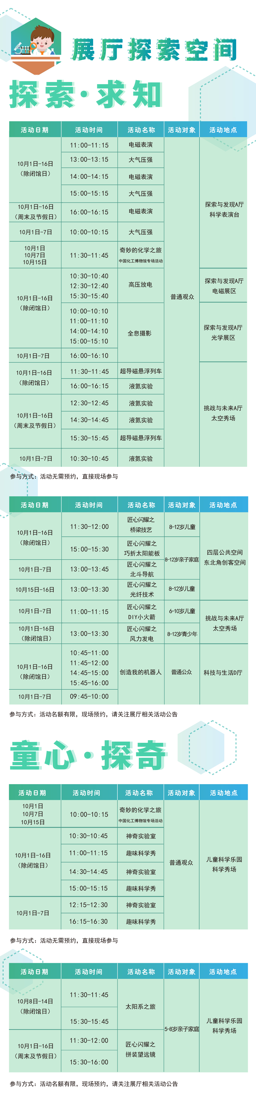 展厅探索空间,品牌教育,活动预告